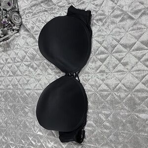 Wacoal black strapless bra 34dd